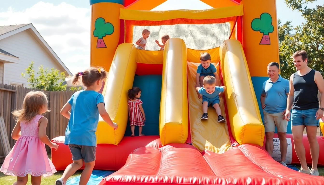 bounce house slide rental