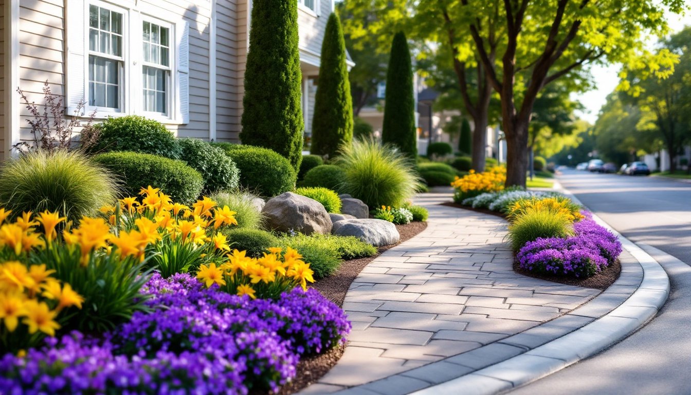 corner landscaping ideas front yard