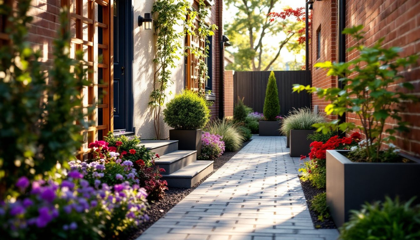 small front yard landscaping ideas townhouse